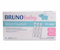 Bruno Baby Saline Solution for Nasal and Eye Care - 5ml x 10 Units, Preservative-Free, Gentle for Newborns
