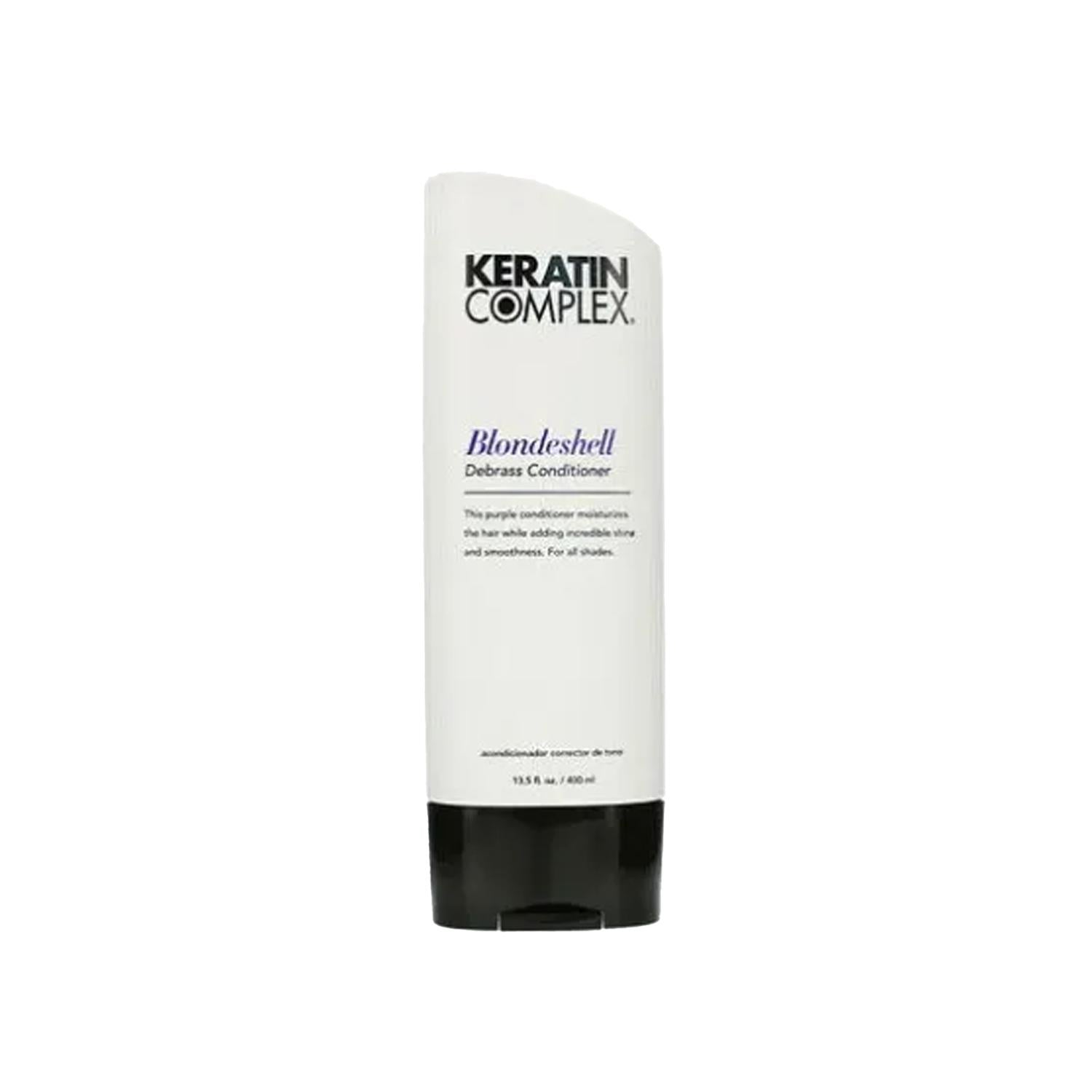 Keratin Complex Blondeshell Purple Toning Shampoo - 400ml, Nourishes & Balances Blonde Hair Color