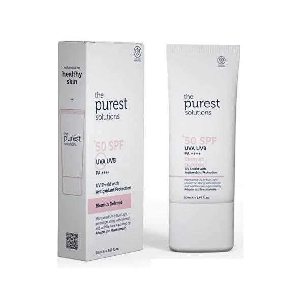 The Purest Solutions Face Sunscreen SPF50+ - Anti-Aging Skincare with Arbutin & Niacinamide