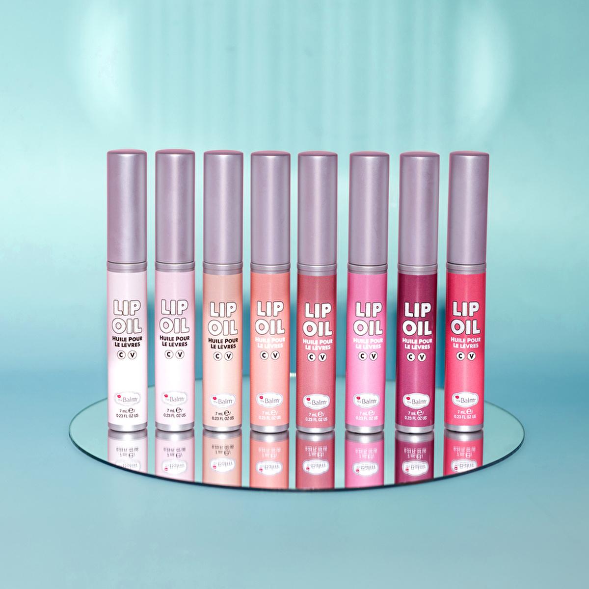 theBalm Take The High Rose Lip Oil: Hydrating High Shine, Non-Sticky Lip Gloss Alternative - Light Color & Premium Quality