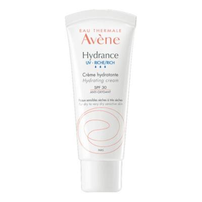 Avene Hydrance UV-Rich Moisturizing Cream SPF 30 - Hydrating, Non-Greasy, Sun Protection for Dry Skin