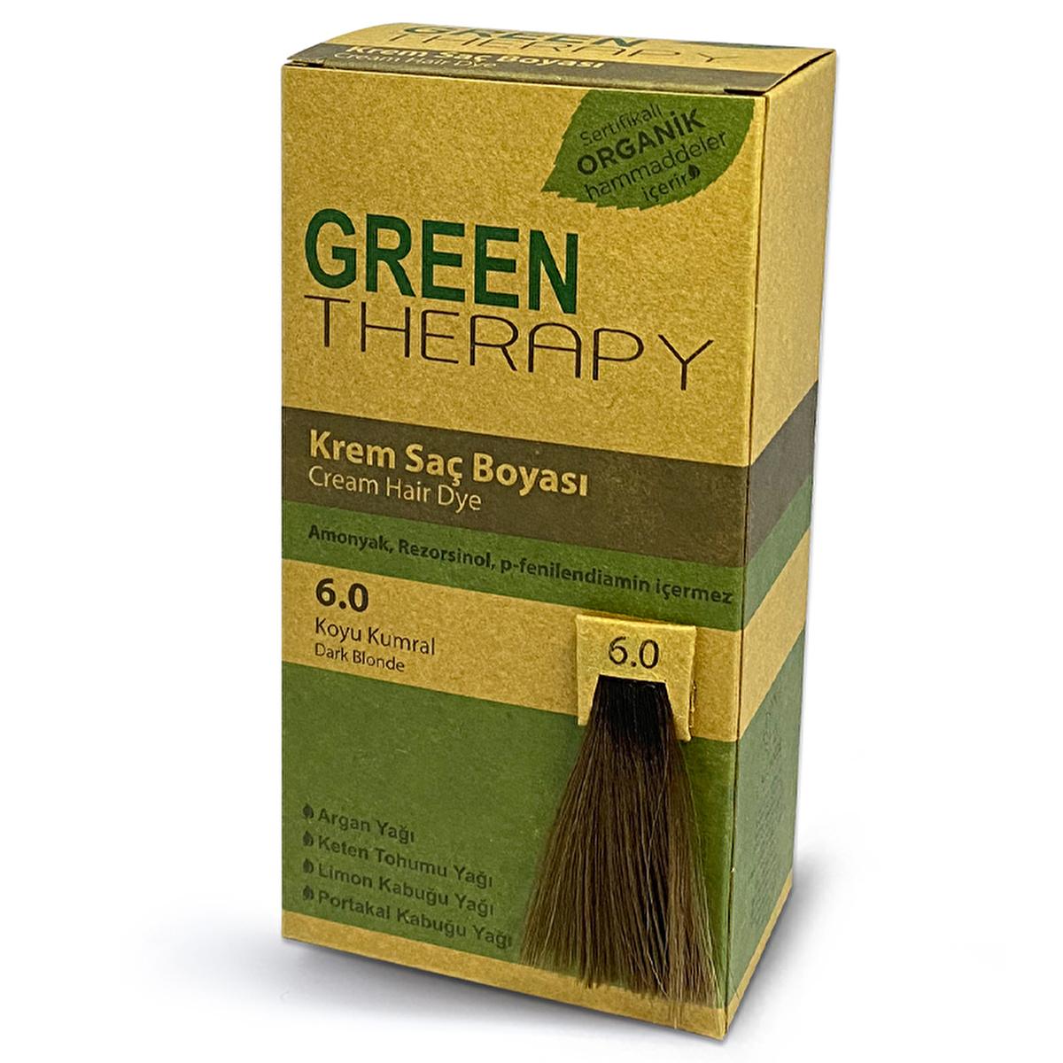 Green Therapy Ammonia-Free Argan Oil Hair Dye - Natural Hair Color with Nourishing Benefits