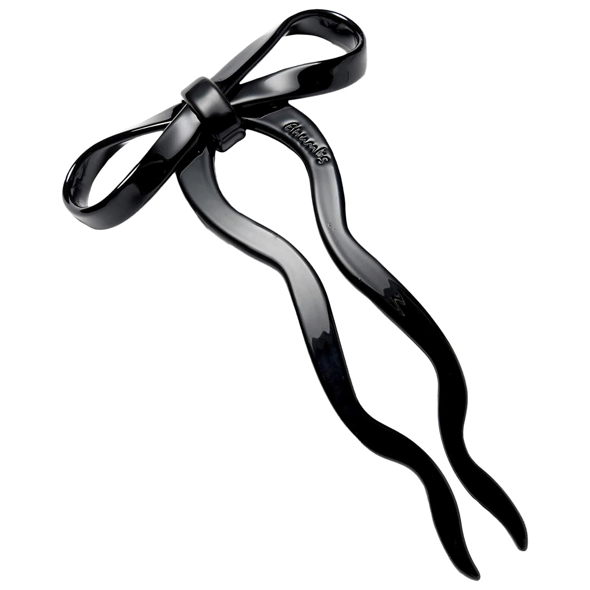 Chunks Large Bow Hair Pin - Eco-Friendly Hair Accessory for Secure Bun Hairstyles