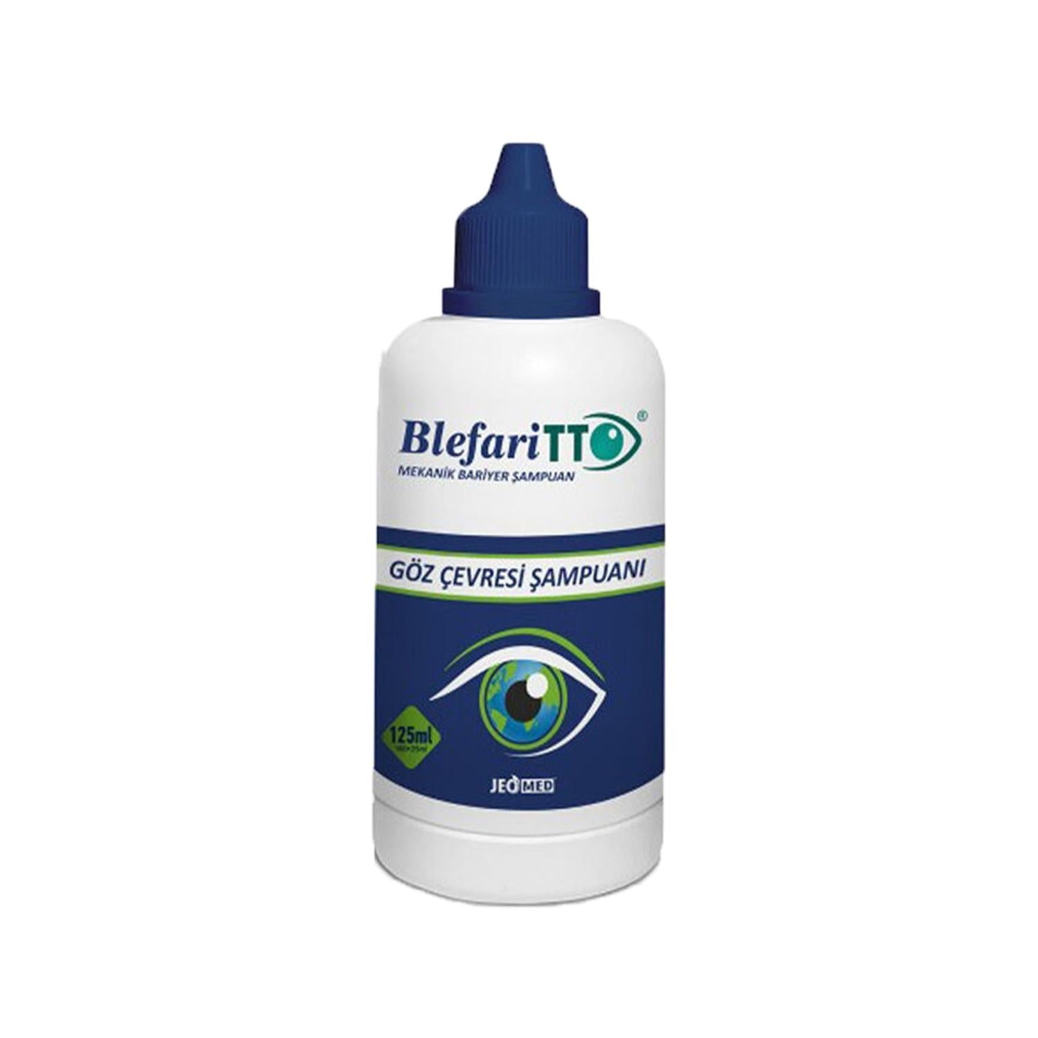 TTO Blepharitto Eye Area Shampoo - Gentle, Sensitive Eye Care, 125ml Bottle