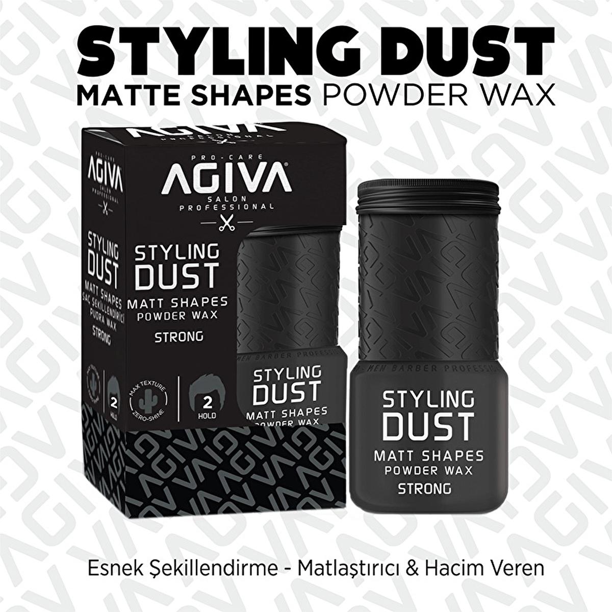 Agiva Hair Wax Powder 20g - Matte Finish, Volumizing & Oil Control for Men & Women