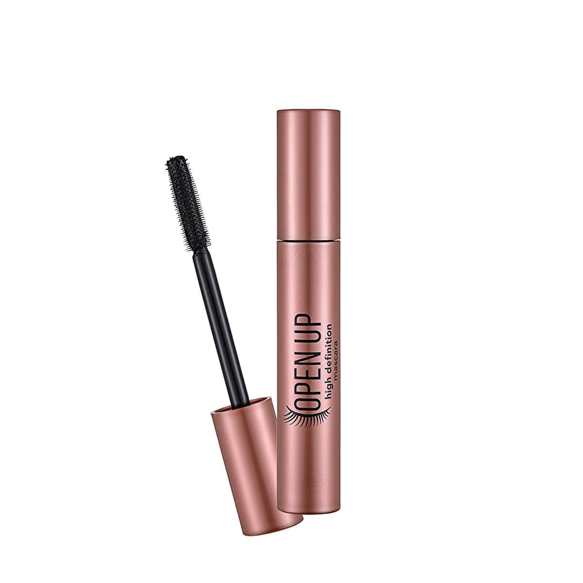 Flormar Open Up HD Mascara - Long-Lasting, Matte Finish, Silicone Brush for Separation and Volume