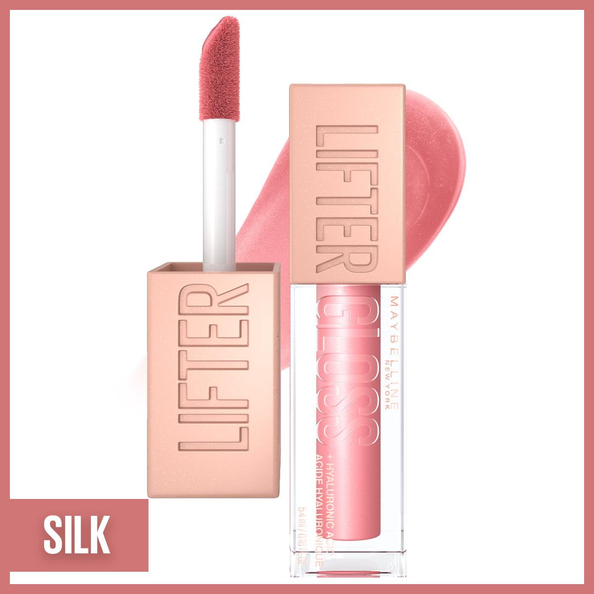 Maybelline New York Lifter Gloss - Hyaluronic Acid Lip Gloss for Fuller Lips, Moisturizing & Non-Sticky