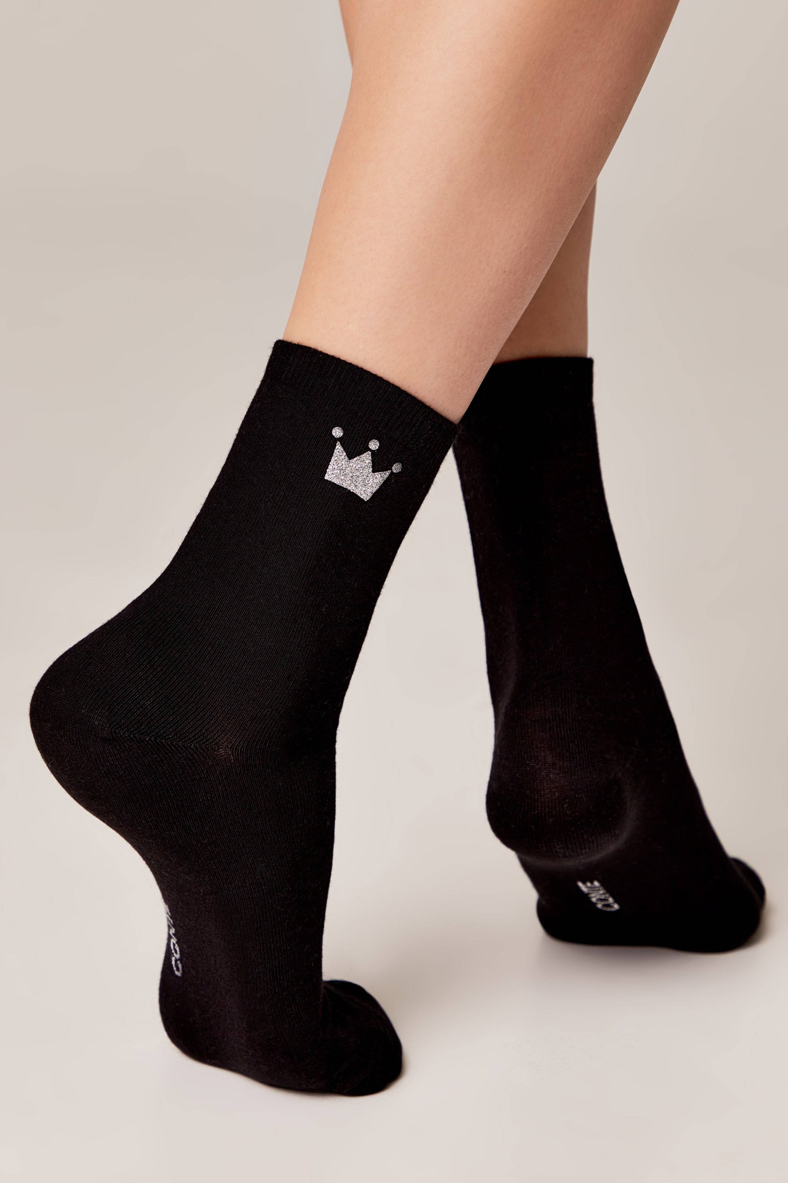 TheRanok.com Conte Cotton Socks Classic - 430 Queen — detail close-up