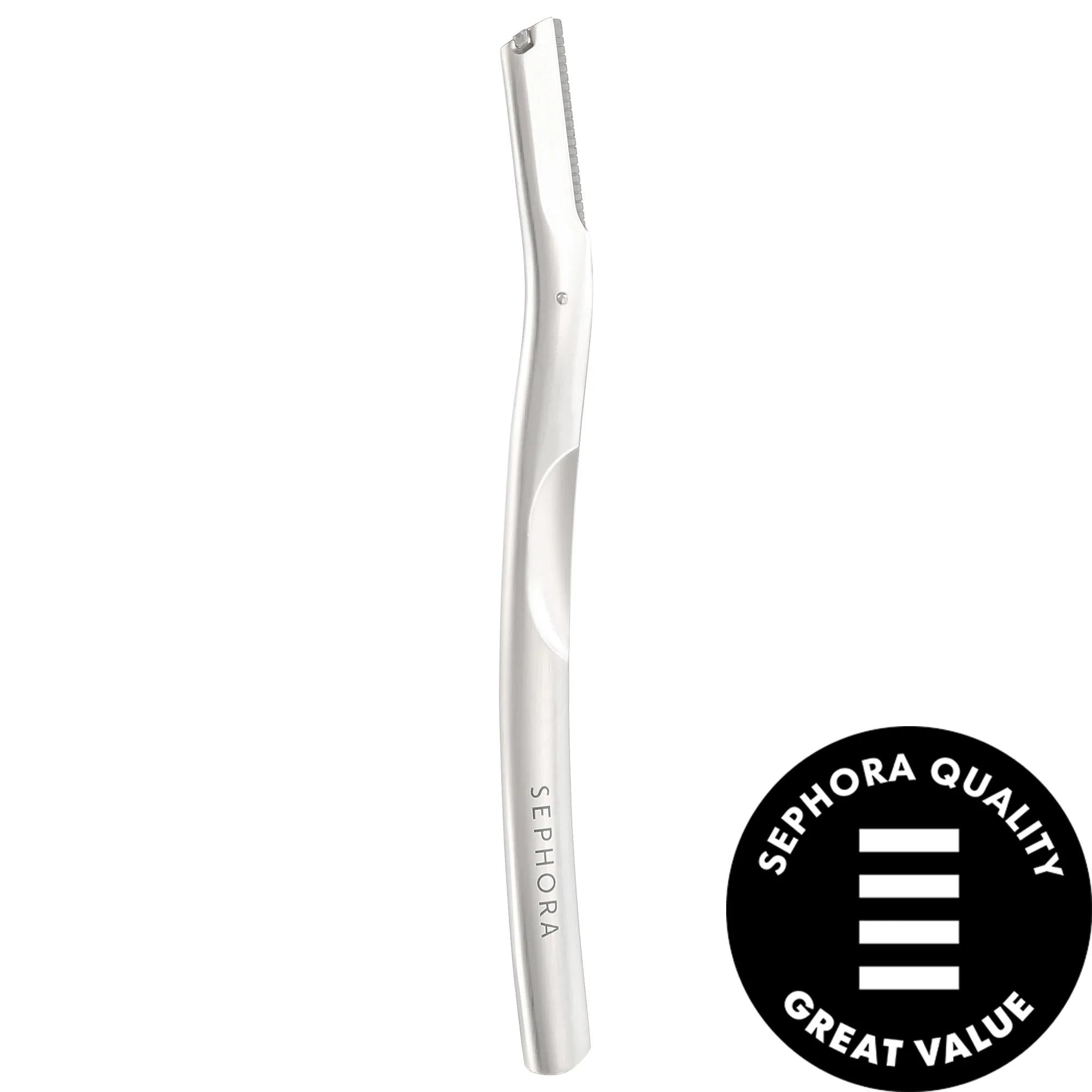 Metal Facial Razor - Achieve Smooth Skin: Dermaplaning Tool for Peach Fuzz & Hair Removal, Replaceable Blades