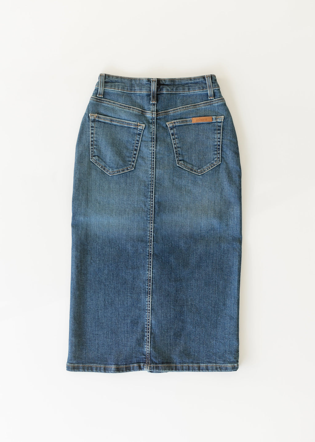 Inherit Co. Zana Front Button Denim Midi Skirt - FINAL SALE — size reference
