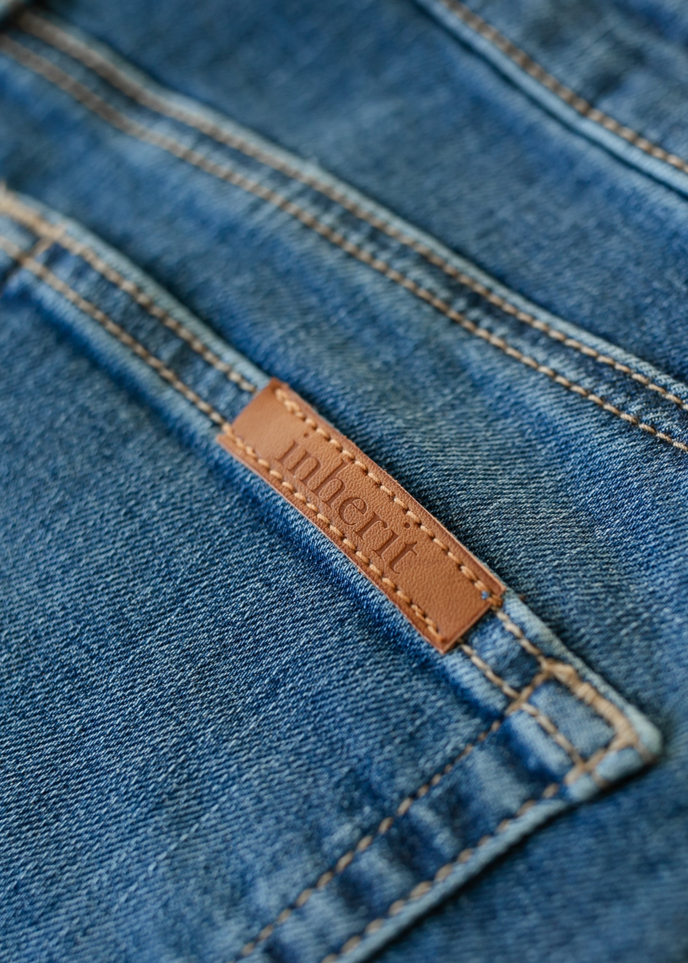 Inherit Co. Zana Front Button Denim Midi Skirt - FINAL SALE — comparison shot
