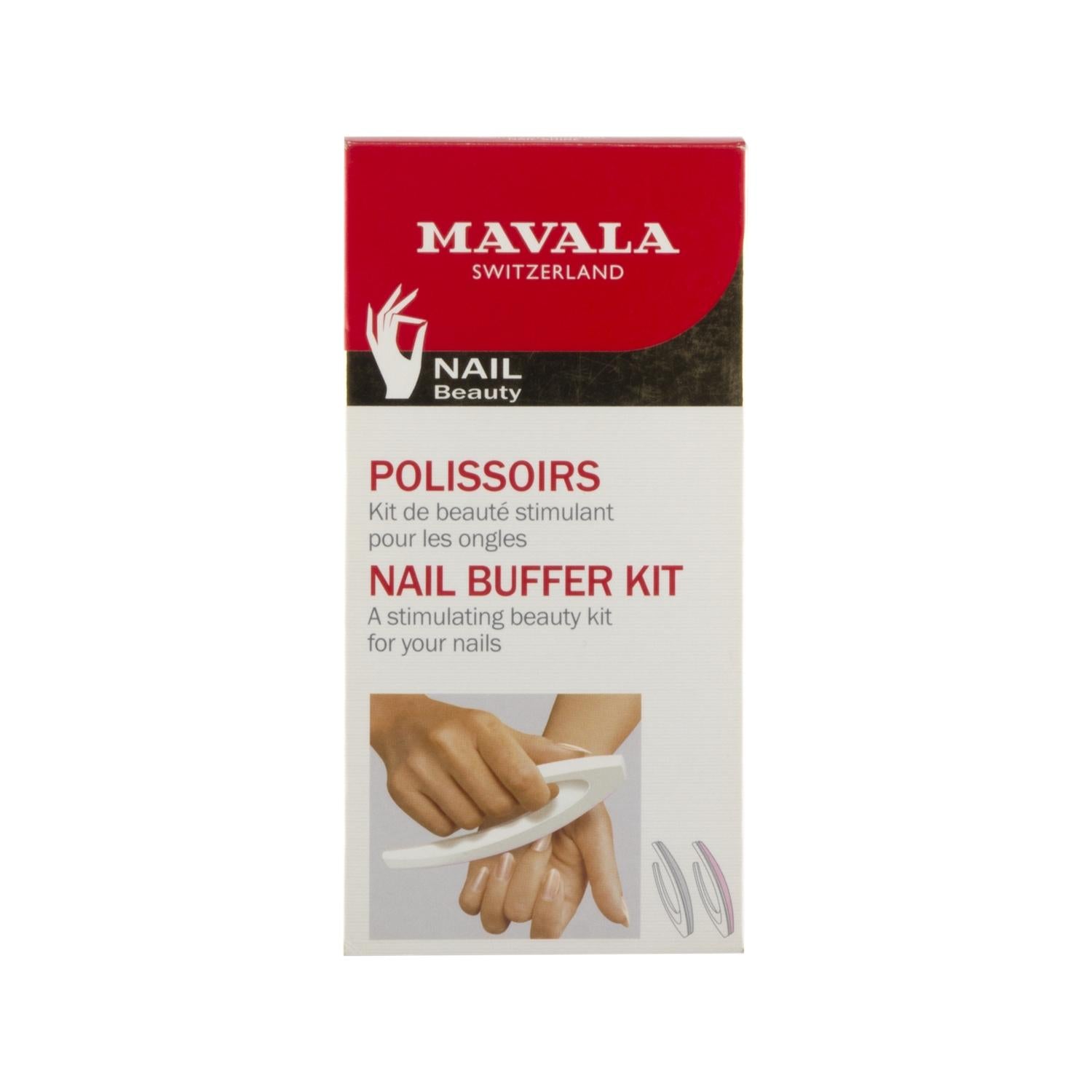 Mavala Nail Buffer Kit for Professional At-Home Nail Care - Nail Shaping and Polishing Tools