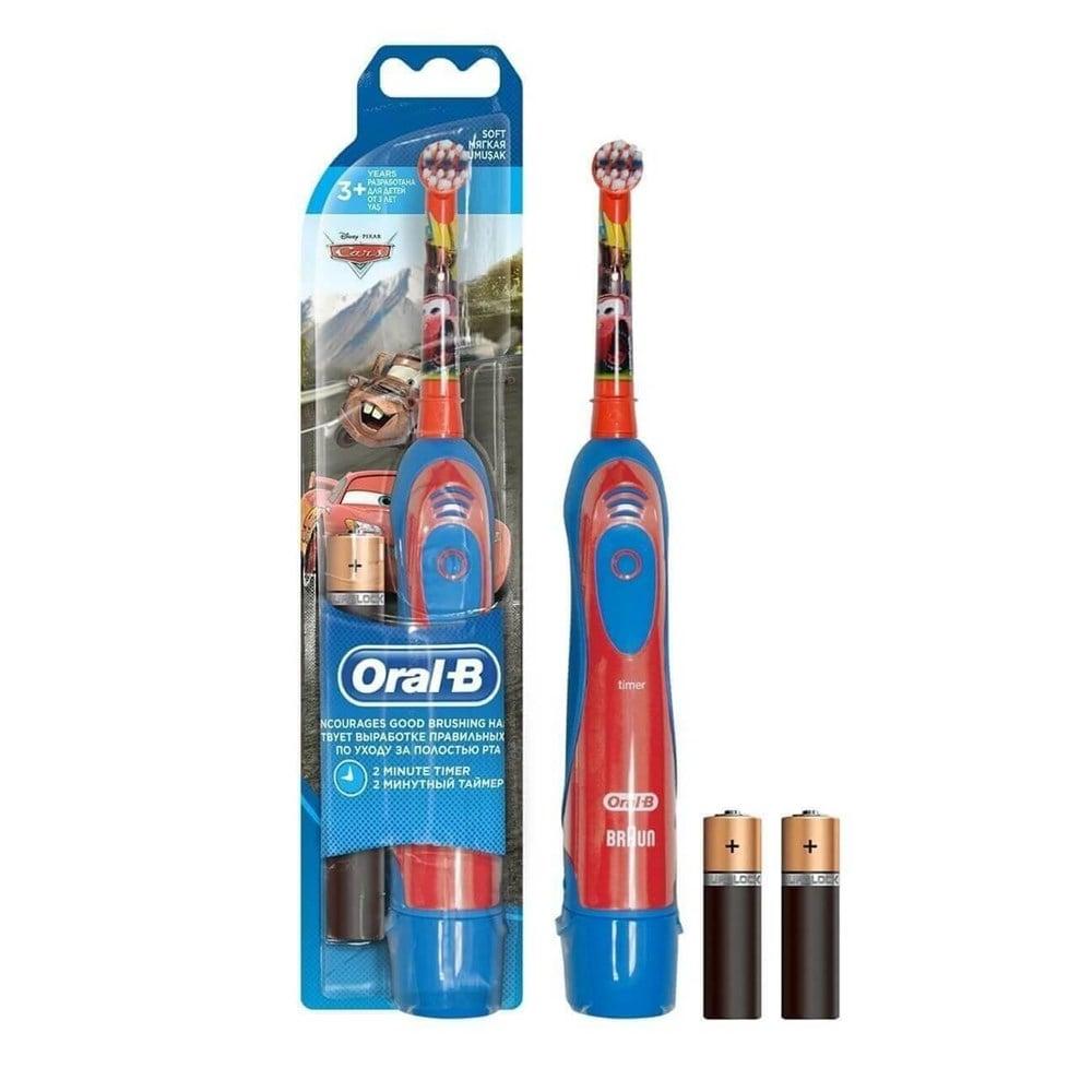 Oral-B Electric Toothbrush for Kids - Disney Cars 3+ Powered Toothbrush for Children Aged 3+