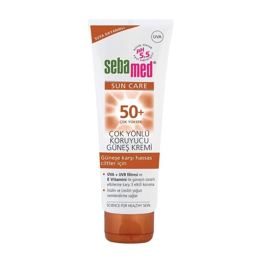 Sebamed SPF 50+ Sunscreen Cream for Sensitive Skin - UVA Protection, Alcohol-Free, 2.54 fl oz