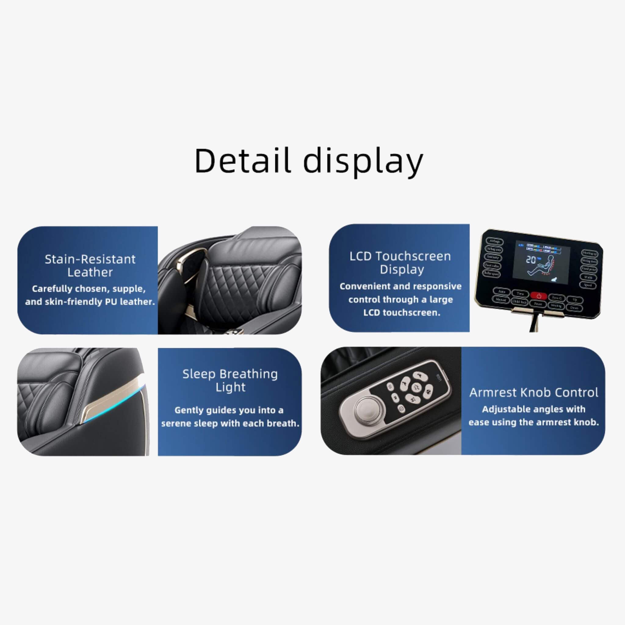 Airvana Infinity Zero-Gravity Heated Massage Chair With SL Track And Built-In Speakers (SAK46029) – SAKSBY WHOLESALE, view 10