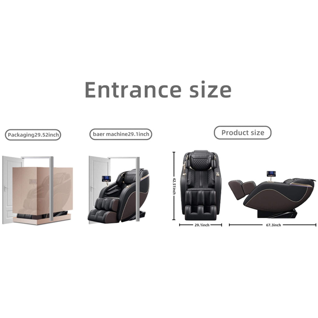 Airvana Infinity Zero-Gravity Heated Massage Chair With SL Track And Built-In Speakers (SAK46029) – SAKSBY WHOLESALE, view 16
