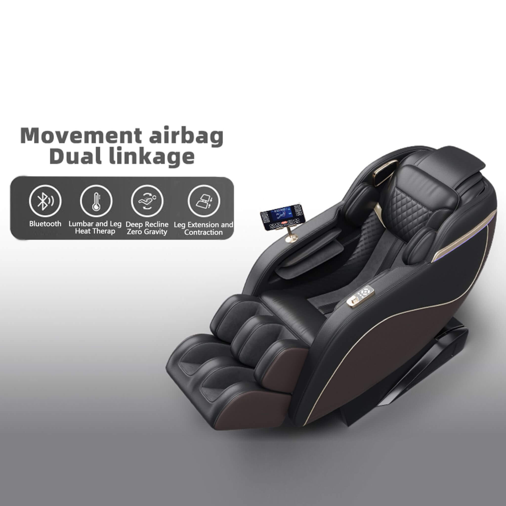 Airvana Infinity Zero-Gravity Heated Massage Chair With SL Track And Built-In Speakers (SAK46029) – SAKSBY WHOLESALE, view 5