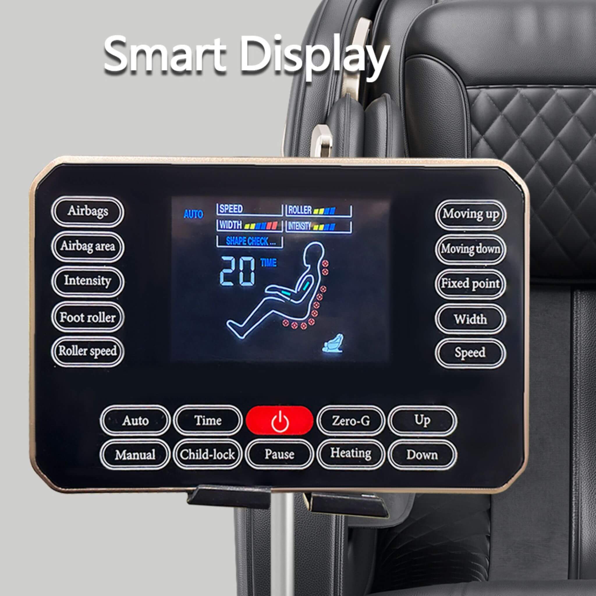 Airvana Infinity Zero-Gravity Heated Massage Chair With SL Track And Built-In Speakers (SAK46029) – SAKSBY WHOLESALE, view 4