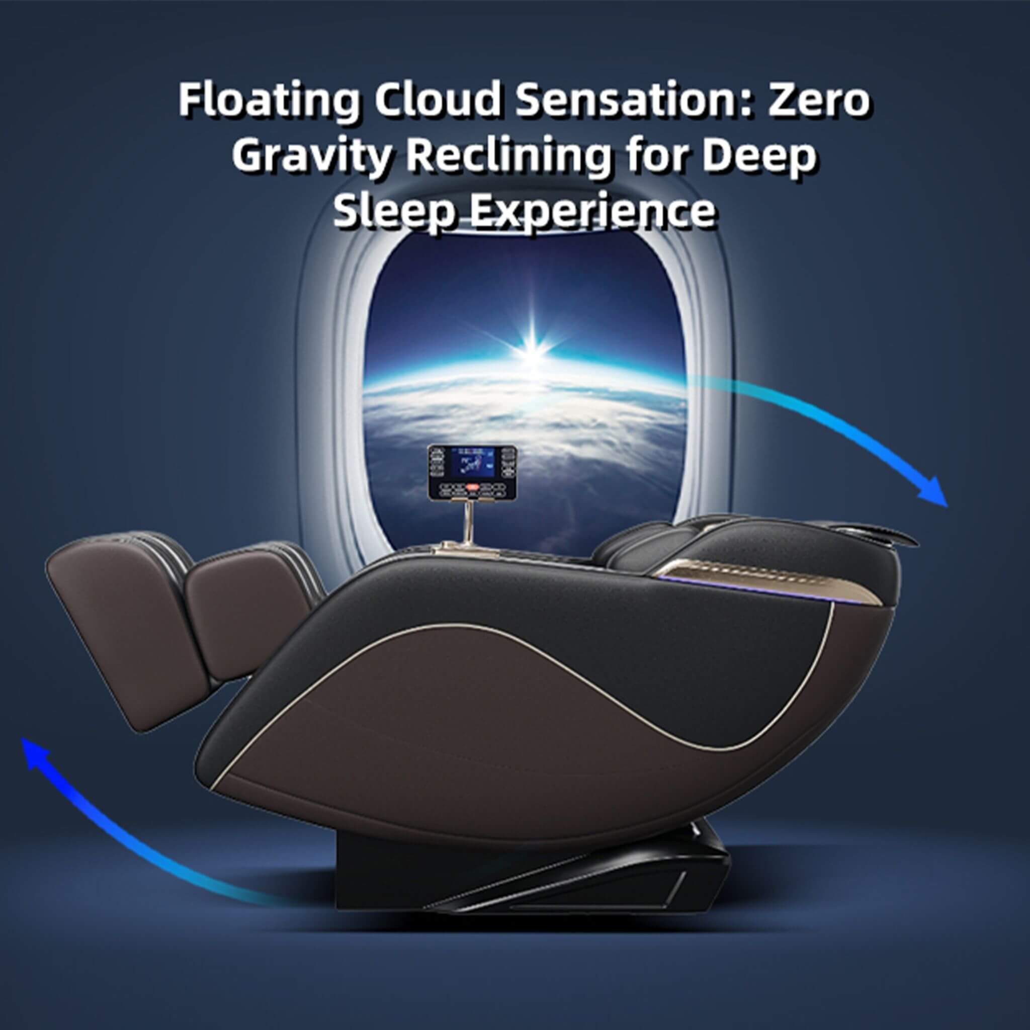 Airvana Infinity Zero-Gravity Heated Massage Chair With SL Track And Built-In Speakers (SAK46029) – SAKSBY WHOLESALE, view 6