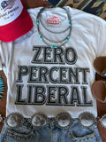 Wild Junkie Zero Percent Liberal Graphic Tee — main product shot