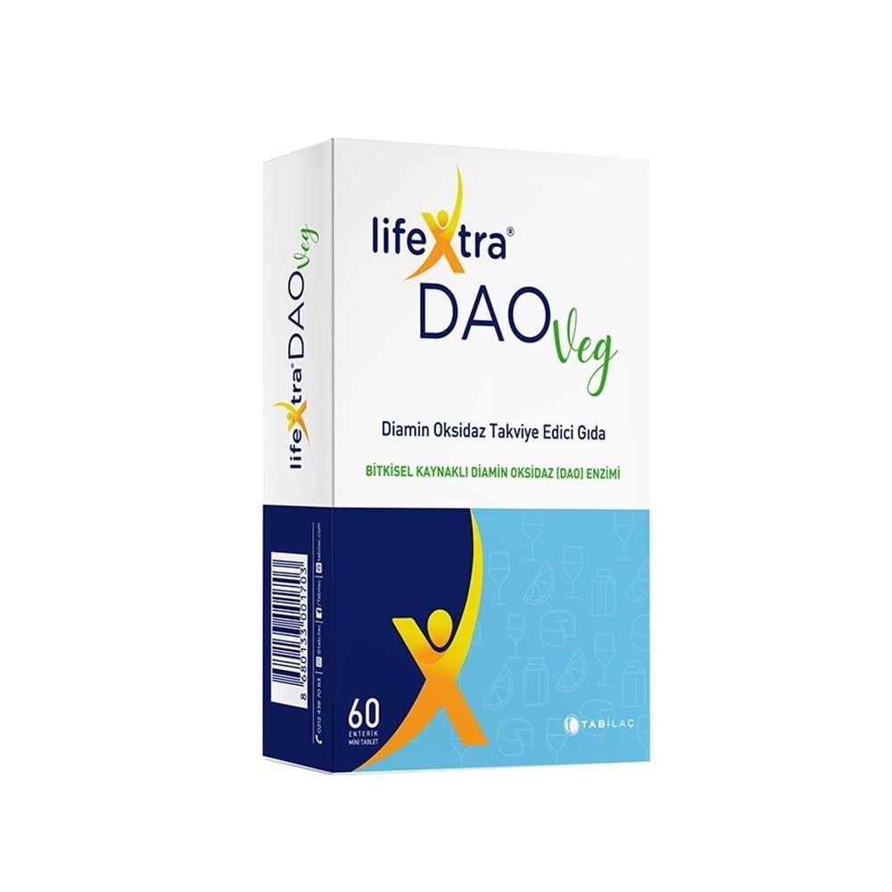 LifeXtra DAO Veg 60 Tablet - Plant-Based Enzyme | 60 Tablets
