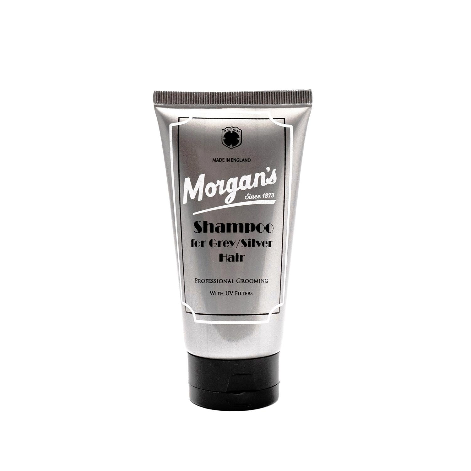 Morgan's Pomade Grey Silver Shampoo 150ml - Enhances Grey Hair Vibrancy & Care