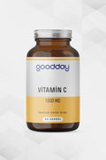 Goodday Vitamin C 1000mg - 60 Capsules - High-Dose Immune Support Supplement for Enhanced Well-being
