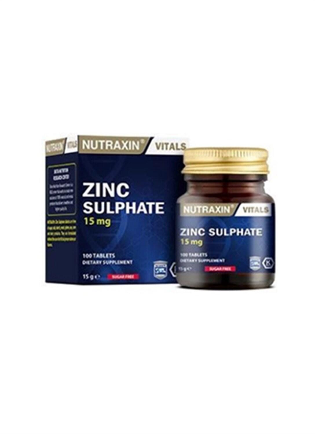 Nutraxin Zinc Sulphate 100 Tablets - Essential Mineral Support | 100 Tablets