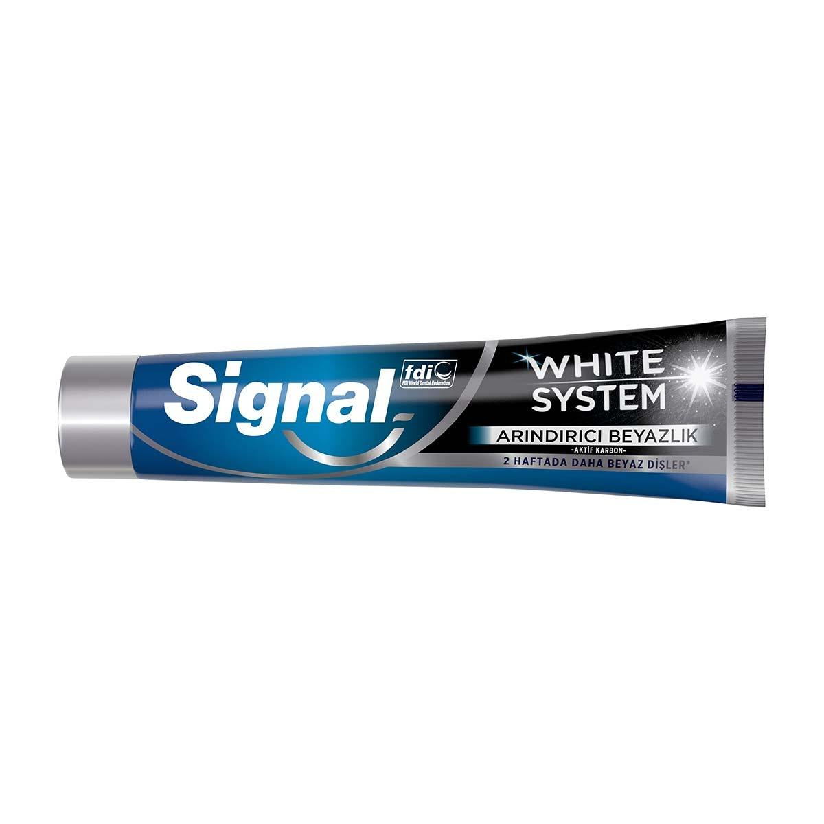 Signal White System Purifying Whitening Toothpaste - White Teeth, Fresh Breath