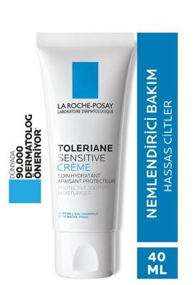 La Roche Posay Toleriane Sensitive Prebiotic Moisturizing Cream - Fragrance-Free, 48hr Hydration for Sensitive Skin