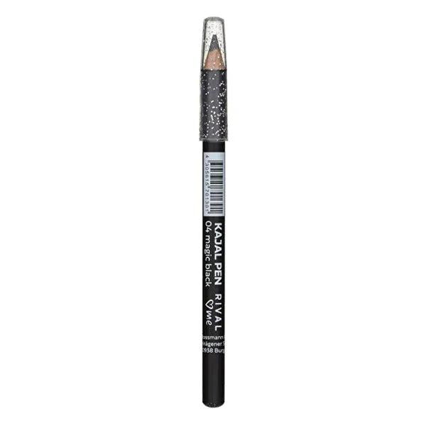 Rival Loves Me Magic Black Kajal Eyeliner Pencil: Soft, Smudgeable, & Long-Lasting - Define Eyes with Intense Color