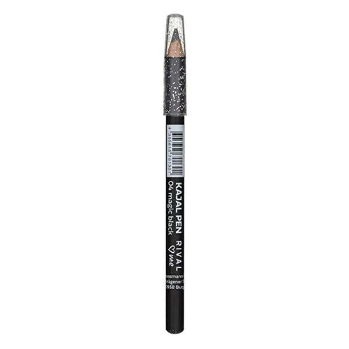 Rival Loves Me Magic Black Kajal Eyeliner Pencil: Soft, Smudgeable, & Long-Lasting - Define Eyes with Intense Color