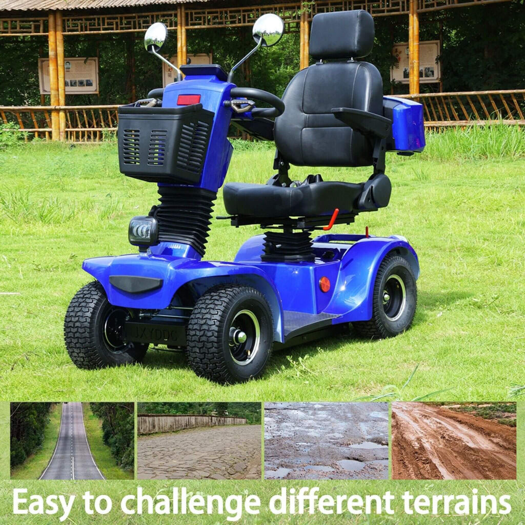 Zvg 4-Wheel Heavy-Duty 500W 48V20AH Electric All-Terrain Mobility Scooter (SAK93647) – SAKSBY WHOLESALE, view 7
