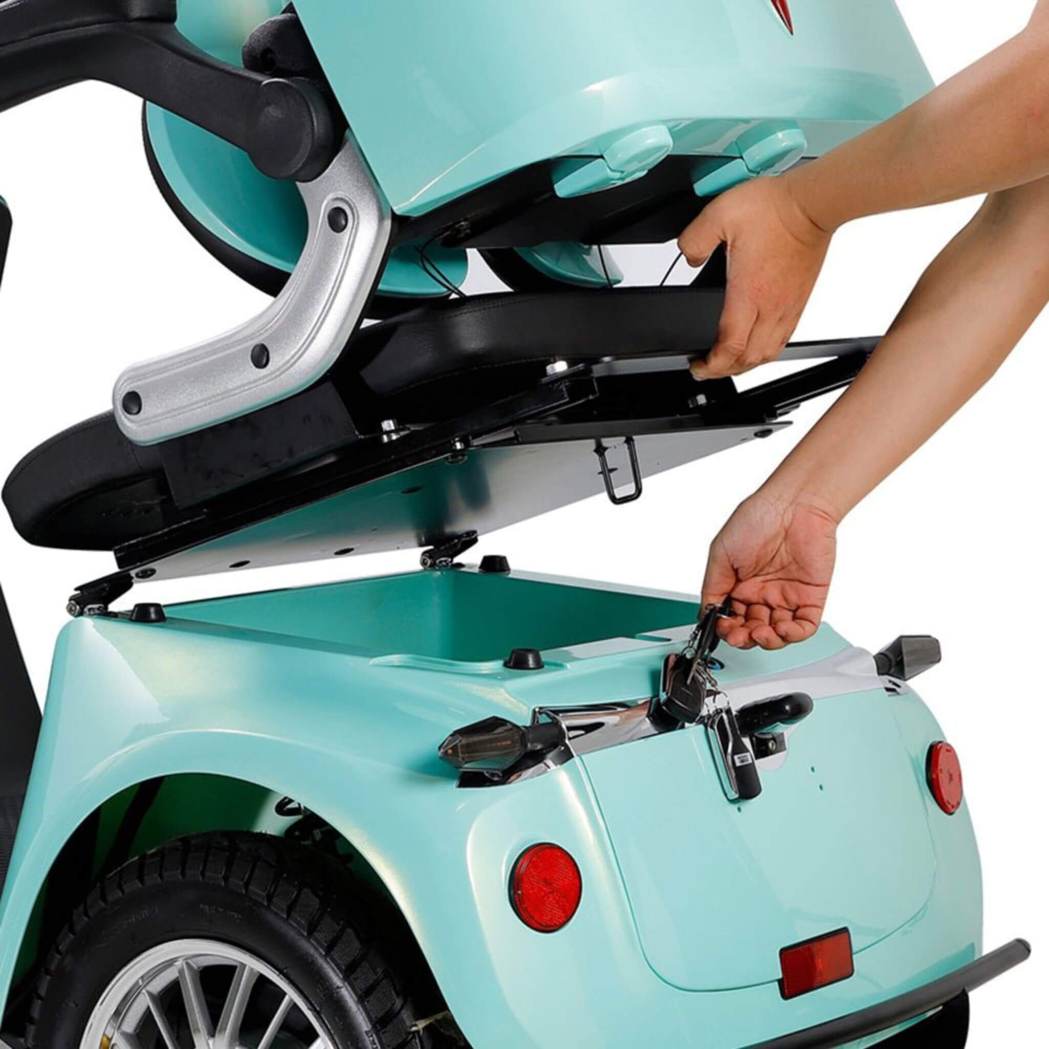 Zvg Heavy-Duty 800W 60V20AH Four Wheel All-Terrain Travel Mobility Scooter For Adults And Seniors, 500LBS (SAK97156) – SAKSBY