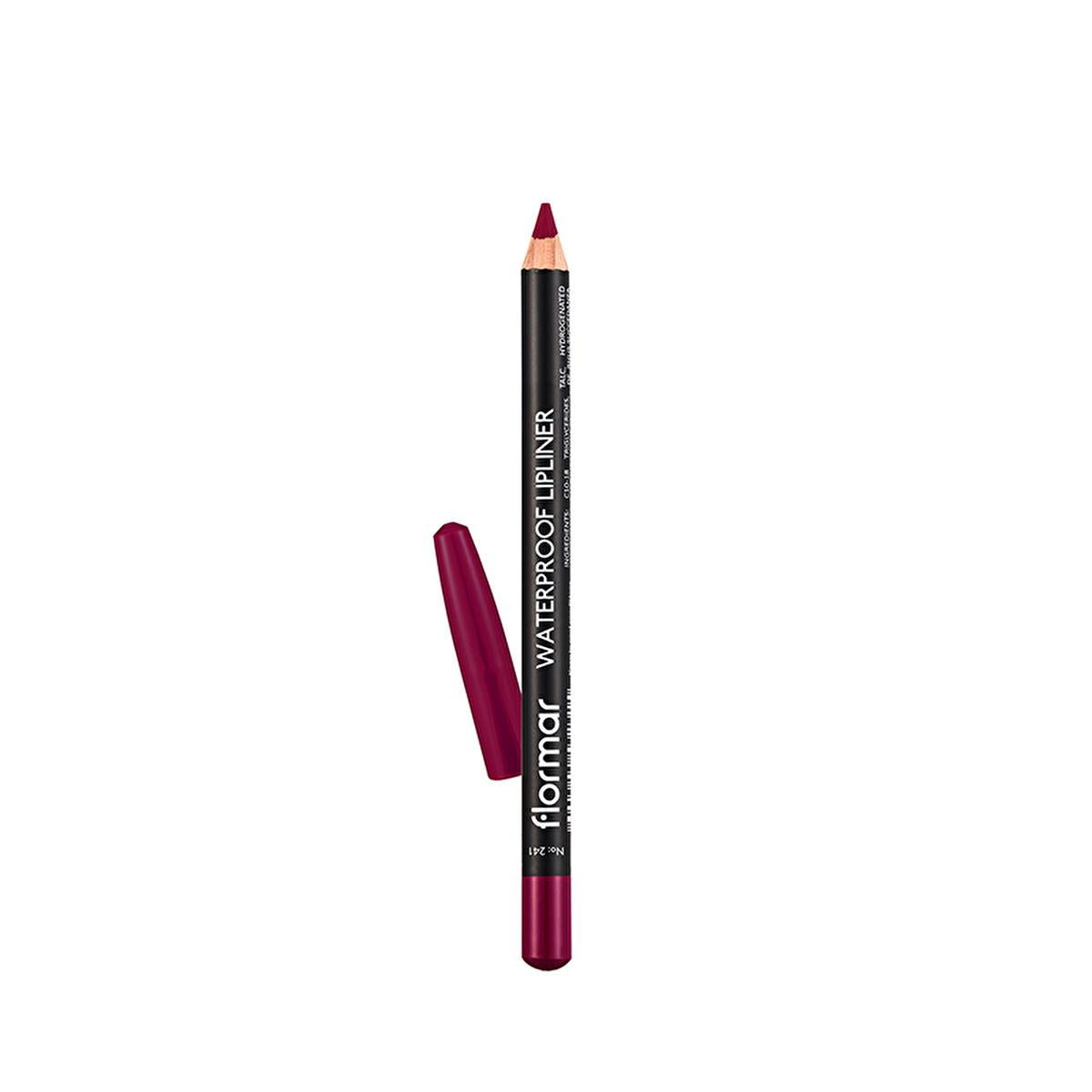 Flormar Waterproof Matte Lip Liner - Long-Lasting, Vitamin-Enriched Lip Pencil for Precise Application