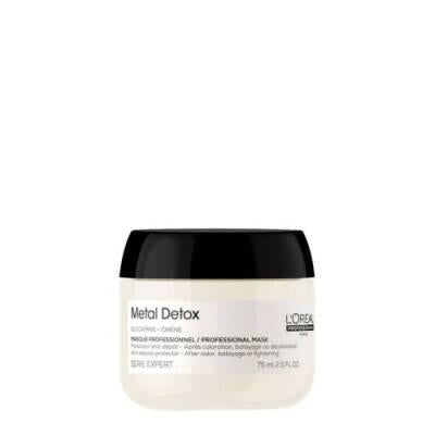 L'Oreal Professionnel Metal Detox Mask - 75ml Hair Detox Mask for Color-Treated & Bleached Hair - Protects & Revitalizes