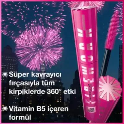 Maybelline New York Lash Sensational Firework Mascara - Waterproof, Volumizing, Lengthening Mascara for Dramatic Eye Makeup