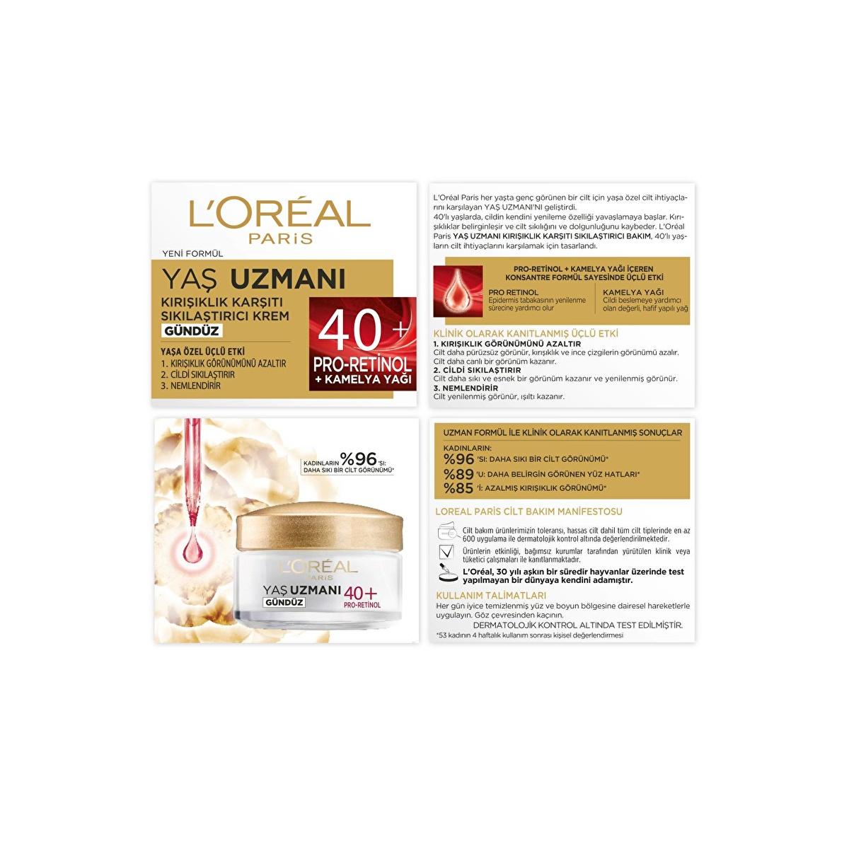 L'Oréal Paris Anti-Wrinkle Cream for Mature Skin - Age Specialist 40+ Firming Moisturizer
