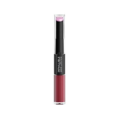 Loreal Paris Infaillible 2-Step Long-Lasting Lip Color & Moisturizing Balm - 302 Rose Eternite