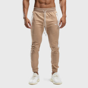 HYPE Joggers - Beige with White Panel