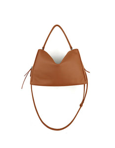 Valley Cube Shoulder Bag-Caramel