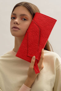 Diagonal Slashed Clutch