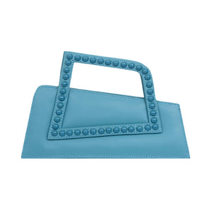 ASYMMETRICAL TOP HANDLE BAG