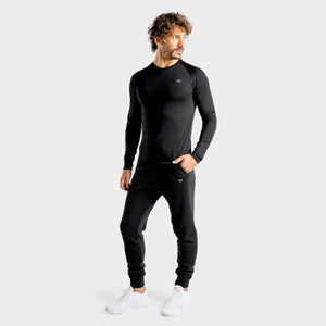 Luxe Long Sleeves Tee - Onyx