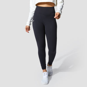 Graphic Wordmark Leggings - Black