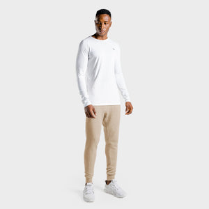 Luxe Long Sleeves Tee - White