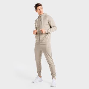 Core Zip Up - Taupe