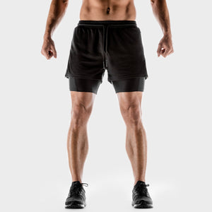 Hybrid Performance 2-in-1 Shorts - Onyx