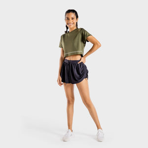 Flux Crop Tee - Khaki