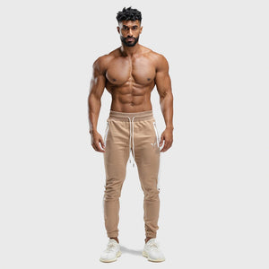 HYPE Joggers - Beige with White Panel